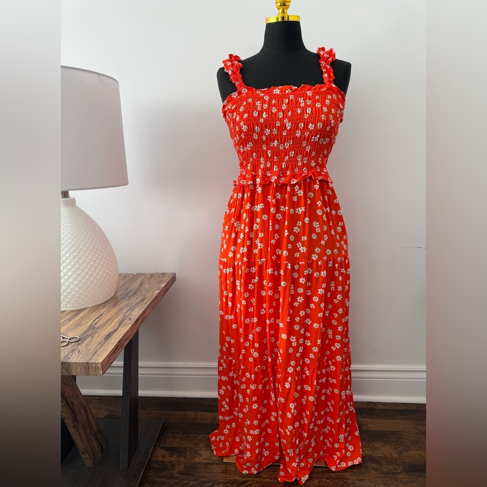 2/$30 👗 | Joli & Joy | Lily Smocked Maxi Dress | Size Large